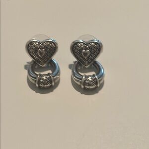 Silver Heart Earrings